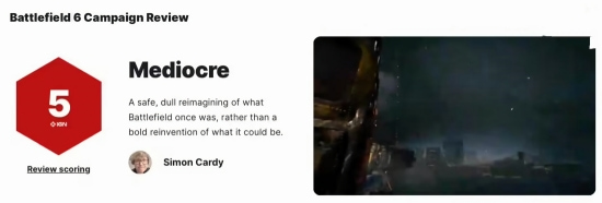 EA 游戏《战地风云 6》今日发售:GameSpot 8 分、IGN 给“战役模式”打出 5 分